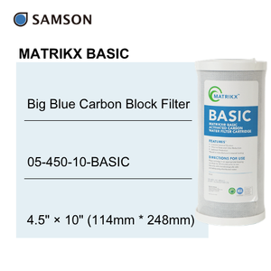 MATRIKX BASIC 05-450-10 ไส้กรองคาร์บอนบล็อกสีน้ำเงินขนาดใหญ่ 10 นิ้ว - Product Image 2