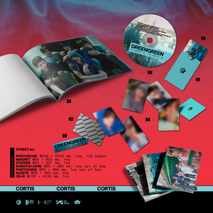 CORTIS อัลบั้ม EP ชุดที่ 2 GREENGREEN (เวอร์ชั่นโฟโต้บุ๊ค) อัลบั้ม - Product Image 6