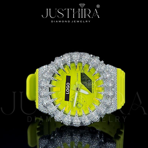 Montre analogique à quartz de luxe pour homme, boîtier en alliage 41 mm, bracelet en caoutchouc, verre, aiguilles lumineuses romaines, fermoir caché, prix d'usine - Product Image 2