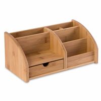 Organisateur de bureau en bois moderne multifonctionnel, support de rangement, porte-stylos pour bureau, salon, école, direction