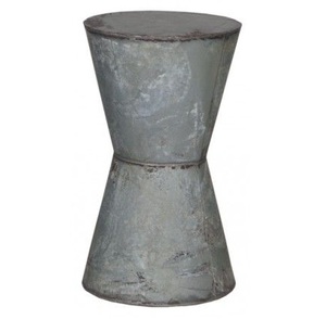 Tabouret en fer galvanisé industriel, durable, parfait pour la décoration intérieure, meuble d'appoint pour salon, ottoman, utilisation en appartement - Product Image 3