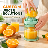 Presse-agrumes manuel bidirectionnel Migecon en plastique pour citrons et oranges