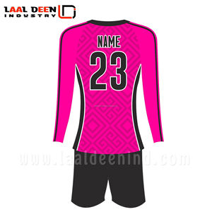 ล่าสุดที่กำหนดเองสีดำและสีแดงวอลเลย์บอลเครื่องแบบทีมออกแบบผู้ชายสวมวอลเลย์บอลเจอร์ซีย์วอลเลย์บอลเสื้อเย็บปักถักร้อยที่กำหนดเอง - Product Image 6