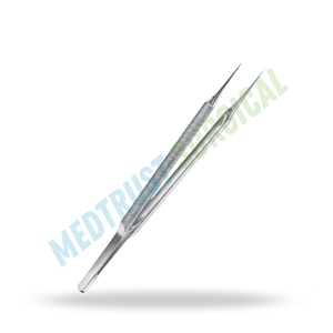 Ciseaux micro-chirurgicaux droits 150 mm 0,3 mm en acier inoxydable pour la coupe précise des tissus - Product Image 2