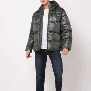 Men's Ultra-High Thermal Performance Quilted <b>Down</b> Jacket Three-Proof Functional Fabric With Hood Thick Design Winter Outdoor Use - Product Image 1