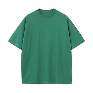 เสื้อยืดโอเวอร์ไซส์ผู้ชายแบบเรียบๆ ขายส่ง เสื้อยืดผ้าฝ้ายแฟชั่นโอเวอร์ไซส์หนานุ่มสำหรับผู้ชาย - Product Image 6