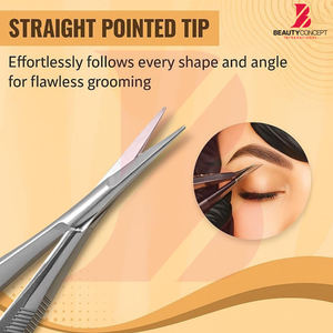 Ciseaux de beauté à ressort légers, antidérapants, durables et populaires, en acier inoxydable premium 4.5, avec logo personnalisé imprimé - Product Image 2