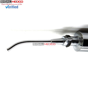 Jeringa de Irrigación Dental de 8.25 Pulgadas con Punta Curva, Instrumento Quirúrgico de Acero Inoxidable, Herramienta de Irrigación Dental Reutilizable - Product Image 6