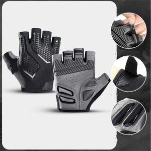 Gants de cyclisme VTT et vélo de route avec coussinet en gel, gants de sport respirants, protège-poignets, gants de vélo demi-doigts - Product Image 6