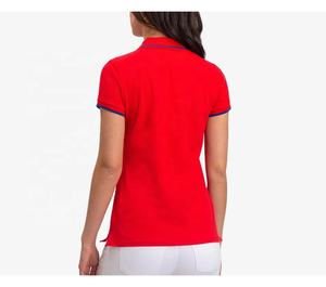 ขายส่งโดยตรง เสื้อโปโลแขนสั้นผู้หญิง ผ้าโพลีเอสเตอร์ 100% คุณภาพสูง พร้อมโลโก้สั่งทำ - Product Image 6