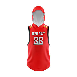 Vêtements de sport personnalisés avec logo imprimé, uniforme 7 V 7 sans manches, différentes couleurs, best-seller, meilleur design, 100% polyester, séchage rapide - Product Image 6