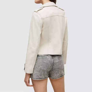 Veste en cuir pour femme de haute qualité, luxe premium, fabrication sur mesure OEM ODM, style moderne, confortable à porter - Product Image 2