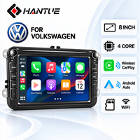 Radio Stereo Mobil Android 2 Din 8'' untuk VW Volkswagen GOLF MK5 MK6 Jetta Passat Polo Caddy Tiguan BT GPS Carplay Layar Sentuh