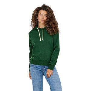 Sweat-shirt à capuche surdimensionné pour femmes, couleur unie, manches longues, en polaire, avec poches, respirant, vêtements d'automne pour femmes - Product Image 5