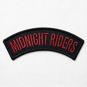 Parche bordado a máquina termoadhesivo de tela curvada, diseño Desert Wolves Biker Rocker, personalizado, al por mayor, para ropa, chaquetas, chalecos y sudaderas con capucha - Product Image 3