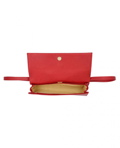 Bolso de Mano Rojo Elegante para Mujer 2026, Cuero Genuino de Alta Calidad, Impermeable, Logotipo Personalizado, Forro de Poliéster Suave, Venta al Por Mayor OEM - Product Image 4