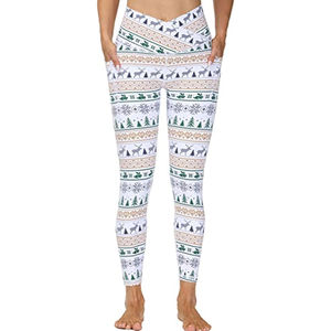 Leggings Deportivos para Mujer, Talla Adulto, Alta Calidad, Spandex/Poliéster, Transpirables, Cintura Alta, Largo hasta la Rodilla, Elegantes, para Gimnasio, Más Vendidos - Product Image 3