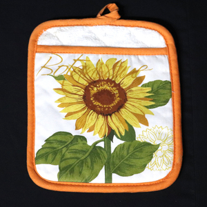 ที่จับหม้อผ้าฝ้ายพิมพ์ลาย 100% ทนความร้อน พร้อมช่องใส่ของ เป็นมิตรกับสิ่งแวดล้อม ใช้กับเครื่องล้างจานได้ ที่จับหม้อทันสมัยสำหรับหม้อและกระทะร้อน - Product Image 2