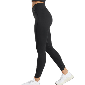 Gym Fitness Wear Women's Full Length Breathable Seamless Mid Waist <b>Thin</b> Yoga Leggings Multi Colors Polyester Women Leggings - Product Image 2