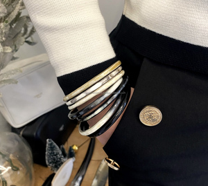 Pulseras de cuerno de búfalo talladas ecológicas, decoración del hogar de belleza natural para estilo Feng Shui para el amor, artesanías naturales - Product Image 2