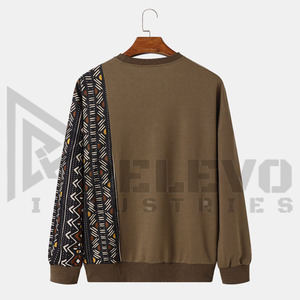Sweat-shirt pour homme de haute qualité à bas prix, vente en gros, personnalisé, en polaire, avec fermeture éclair et poche, pour l'automne, en polyester/coton, uni teint - Product Image 2