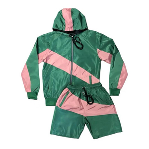 Conjunto Deportivo Cortavientos para Hombre OEM de 2 Piezas, Chaqueta Ligera Impermeable y Pantalones a Juego para Correr al Aire Libre - Product Image 2