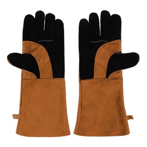 Guantes de Soldadura de Cuero Vacuno, Protección UV, Impermeables, Antideslizantes, Unisex, para Uso en Exteriores - Product Image 3