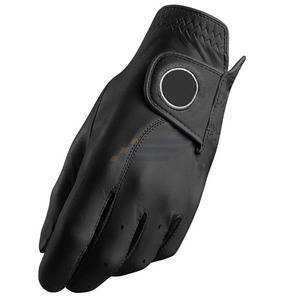 Custom Logo Breathable Mens Cabretta Leather Golf <b>Gloves</b> <b>with</b> Non-Slip <b>Grip</b> for Professional Training and Outdoor Sports - Product Image 5