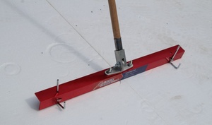 Outil de béton mortier Polyester époxy sol dédié râteau de poussée de traîneau - Product Image 6