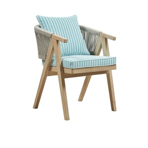 Chaise de salle à manger en bois moderne au design unique, faite à la main, avec des cordes, écologique, durable, pour la maison, le bureau, le restaurant - Product Image 4