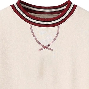 เสื้อสเวตเตอร์โอเวอร์ไซส์ใส่ได้ทั้งชายและหญิงผ้าคอตตอนโอเวอร์ไซส์เสื้อกันหนาวใส่ได้ทุกเพศสำหรับฤดูหนาวออกแบบโลโก้ได้ตามต้องการ - Product Image 2
