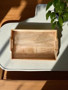 Bandeja de Servir de Madera Rústica para Servir Alimentos, Decoración del Hogar, Uso en Cocina y Restaurante, Disponible al Mejor Precio - Product Image 5