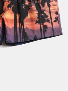 Shorts de Playa Palm Beach Personalizados, Talla Grande, Casuales de Verano, para Natación, con Logotipo Personalizado, Shorts para Hombre a Precio Económico, OEM, Transpirables, Estampados - Product Image 6