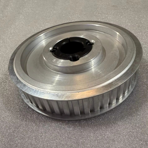 พูลเลย์ไทม์มิ่ง 48 ฟัน ระยะห่างแกน 25 มม. พร้อมบูชแบบเทเปอร์ล็อค วัสดุอะลูมิเนียม พร้อมหน้าแปลน - Product Image 4