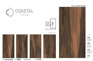 Azulejos con aspecto de madera 2x4, azulejos de porcelana pulida de 9 mm, 600x1200 mm / 24x48, diseño clásico moderno, azulejos de ladrillo refractario de primera calidad, certificados CE - Product Image 2