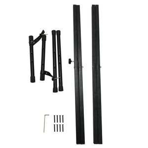 Supporto per Tastiera a X a Doppio Tubo Nero per Strumenti Musicali - Product Image 5