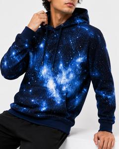 Men's 100% Cotton Eco-Friendly <b>Raglan</b> Sleeve Hoodie Regular Fit Casual Pullover Pocket Sublimation Design Breathable Sweatshirt - Product Image 4