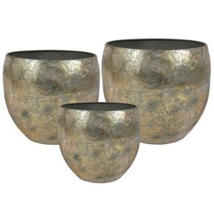 Vase en métal à double sphère rose nordique |   Vase à fleurs en porcelaine brillante de luxe |   Centre de table décoratif minimaliste pour la maison et le bureau - Product Image 5