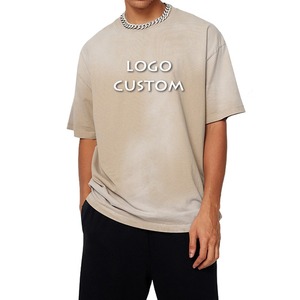 T-shirt à manches courtes pour homme, violet, surdimensionné, avec logo imprimé, vêtement décontracté, col rond, jersey tricoté, 100% coton, longueur normale - Product Image 2