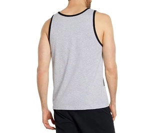 Custom Striped <b>Men</b> Tank Top Performance <b>Gym</b> <b>Vest</b> Breathable Training Singlet Wholesale Streetwear Sleeveless Fitness Wear - Product Image 6