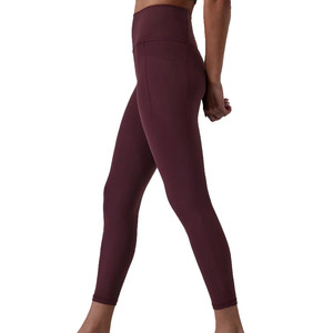 Legging de yoga écologique à séchage rapide fabriqué en usine, vêtements de fitness, taille élastique, style unique, legging personnalisé pour femmes en vente - Product Image 6