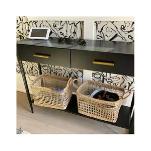 Cesta rectangular de mimbre marino con tejido cuadrado abierto, cesta de almacenamiento hecha a mano, venta al por mayor, ecológica, hecha en Vietnam - Product Image 6