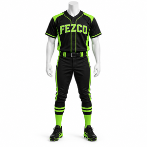 Uniforme de baseball au design unique pour unisexe, uniforme de baseball de bonne qualité pour les équipes, qualité supérieure, vente en gros et prix bas - Product Image 3