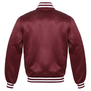 Blouson Bomber Unisexe en Satin Personnalisé avec Broderie Sportive sur le Devant, Respirant et Écologique pour le Printemps - Product Image 5