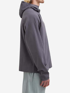 Sudadera con Capucha de Poliéster Tejido para Hombre, Talla Grande, Color Sólido, con Cremallera y Bolsillo en el Pecho, Transpirable, Corte Regular, Textura Waffle, Ropa Deportiva - Product Image 5