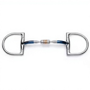 Nuevos bocados para caballo de acero inoxidable azul con boca de hierro dulce/bridas de Riaz Jamal Intel - Product Image 3
