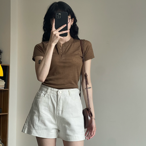 Shorts de Mujer a Buen Precio, Cintura Alta, Transpirables, Muchos Colores, Hechos en Vietnam, Fabricante, Muestra Gratis - Product Image 5