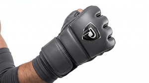 Gants de combat MMA Dumela International EVO en cuir orange respirant, emballage personnalisé, haute qualité, protection toutes saisons - Product Image 3