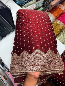 คอลเลคชั่นล่าสุด ผ้าไหมออร์แกนิค 100% ผ้าดิรักประดับลูกปัด งานฝีมือสั่งทำ ชุดแต่งงาน ซื้อโดยตรงจากซัพพลายเออร์ - Product Image 2