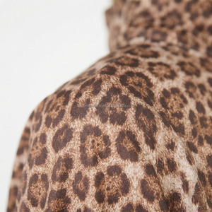 Women Leopard Print Tracksuit Full Length Zipper Jacket Jogger <b>Pants</b> Sporty Fit <b>Spandex</b> Polyester Quick Dry Spring Wear - Product Image 3